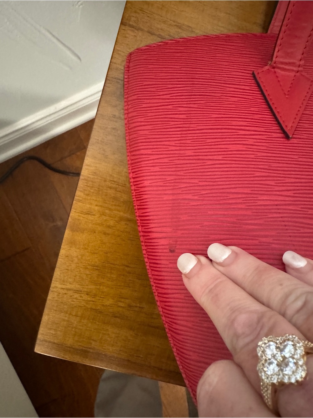 Louis Vuitton Red Epi Saint Jacques GM Bag - Picture 7 of 16